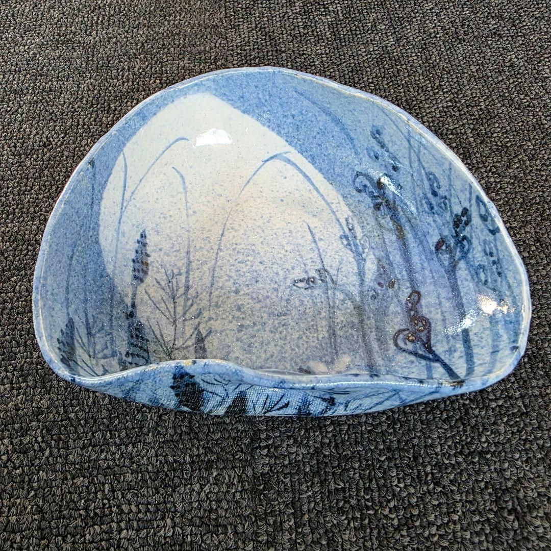 新山光哉　陶器セット　プレート　ボウル　桜　梅　希少