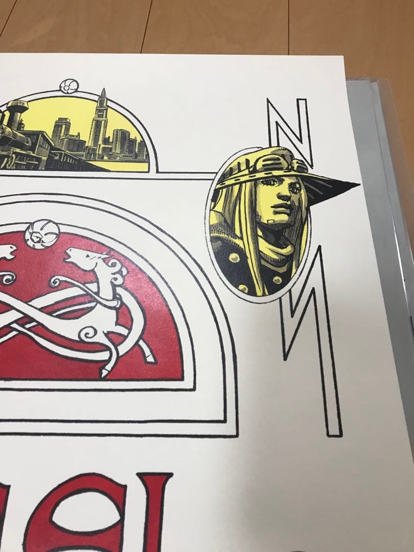 ジョジョ展 ポスター 箱無し美品 第七部　スティール・ボール・ラン