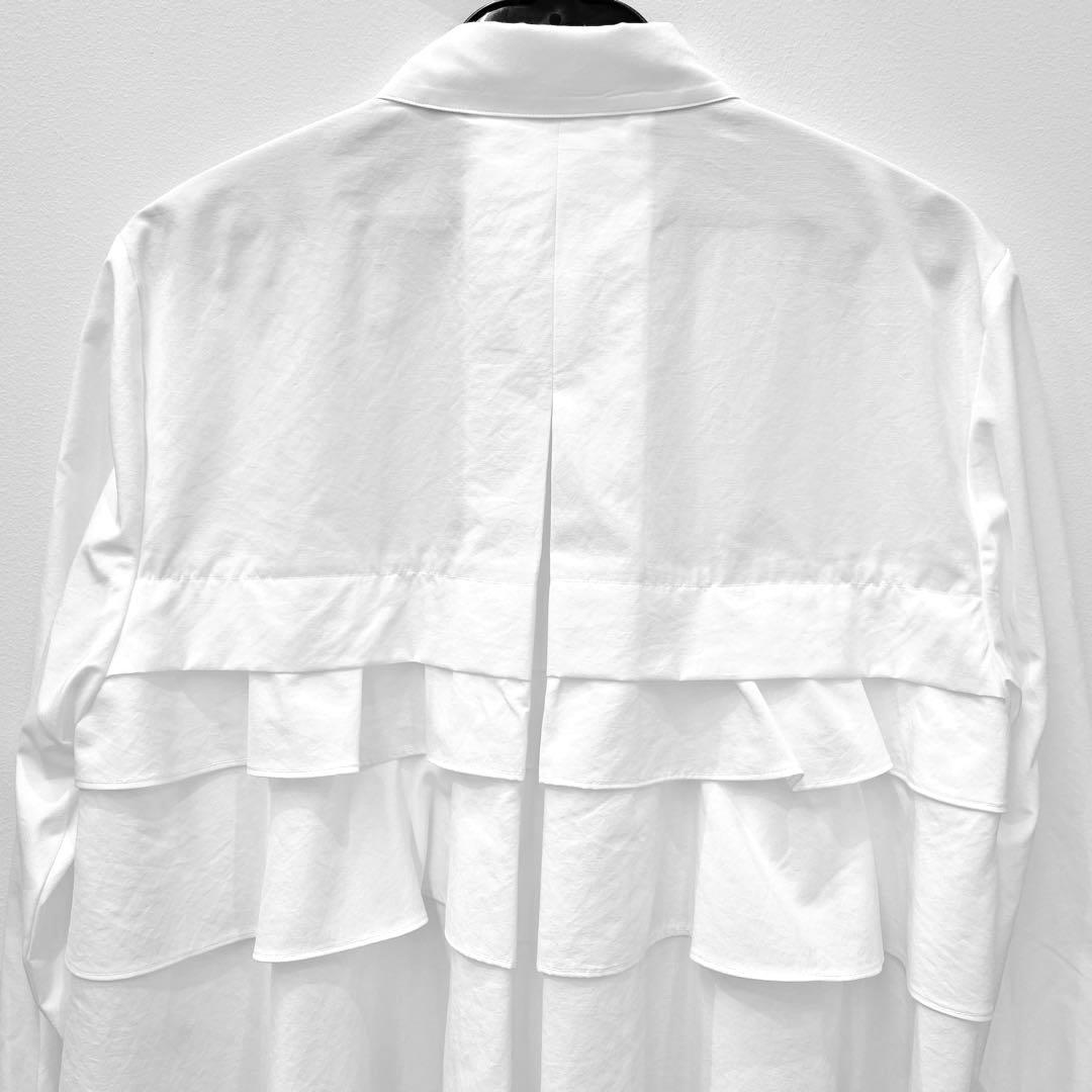 【新品・未使用】MARILYNMOON レイヤードラッフルブラウス