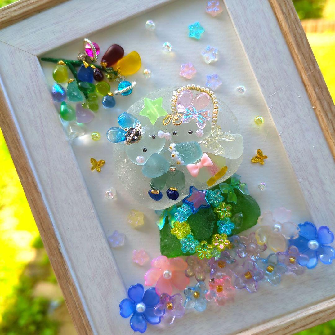 シーグラスアート　 七夕ドーム☆ 他2点　たかりん様おまとめ　お取り置き