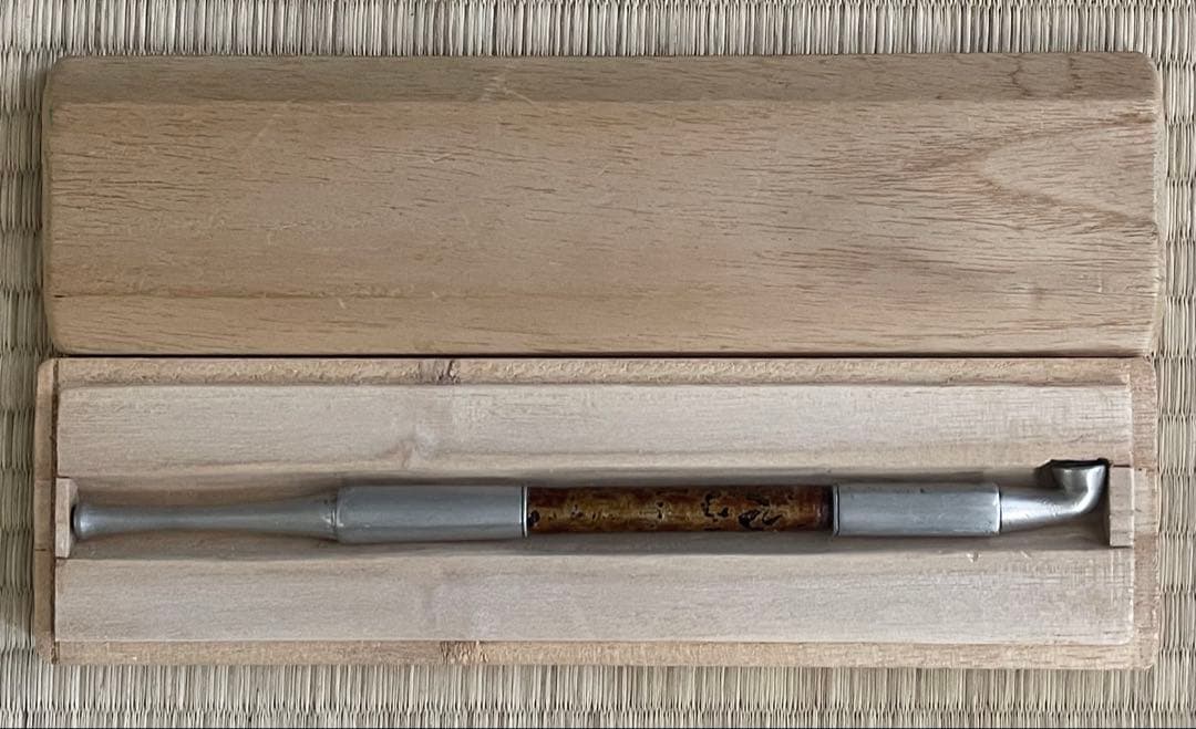 純銀　キセル　煙管　木箱有　30g