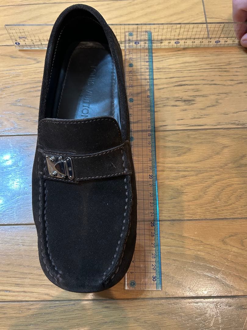 ルイ・ヴィトン　スエード モカシン シューズ　メンズ　２６．５cm相当