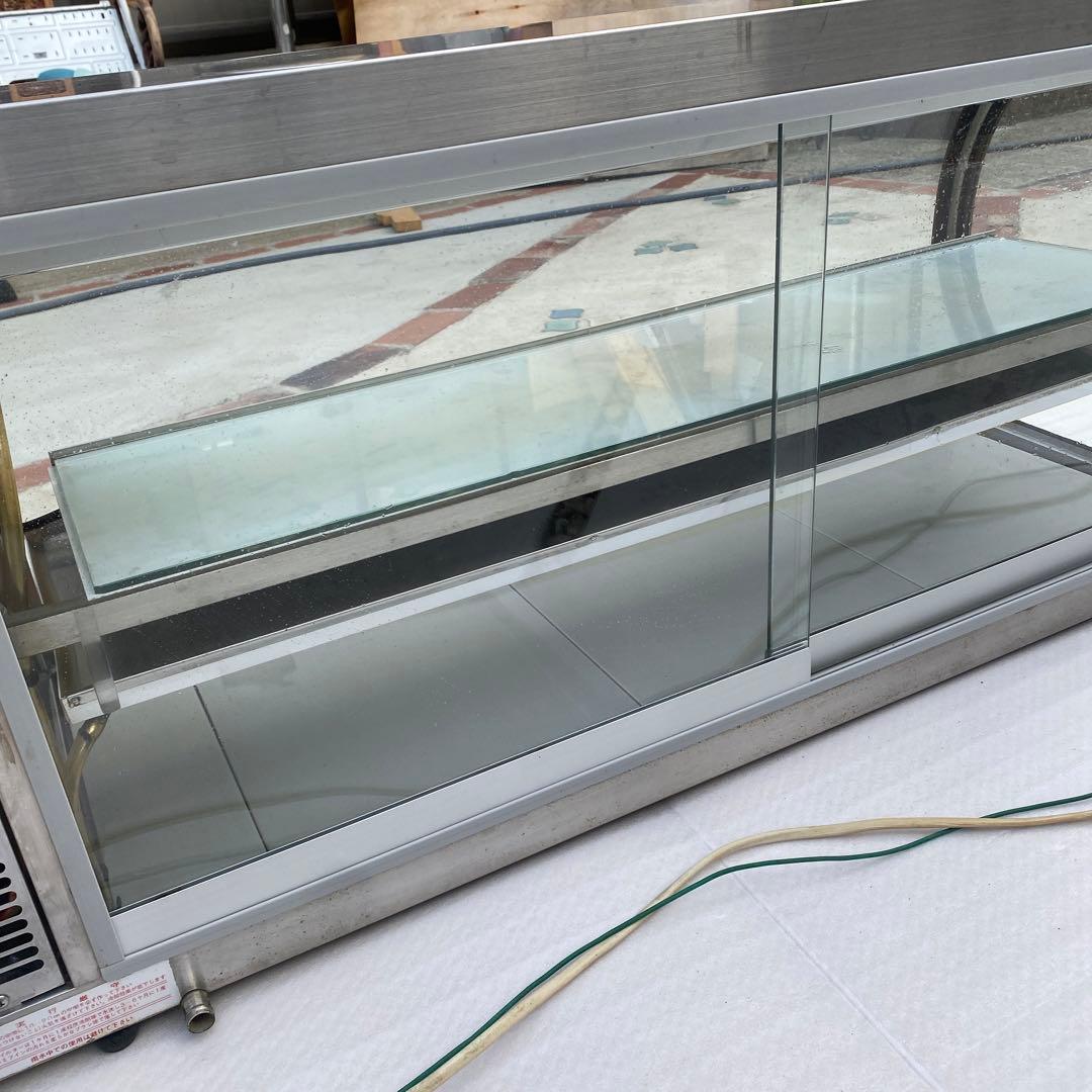 ちひろ冷蔵ショーケース 卓上タイプ 自然対流方式 後引戸 店舗カフェ