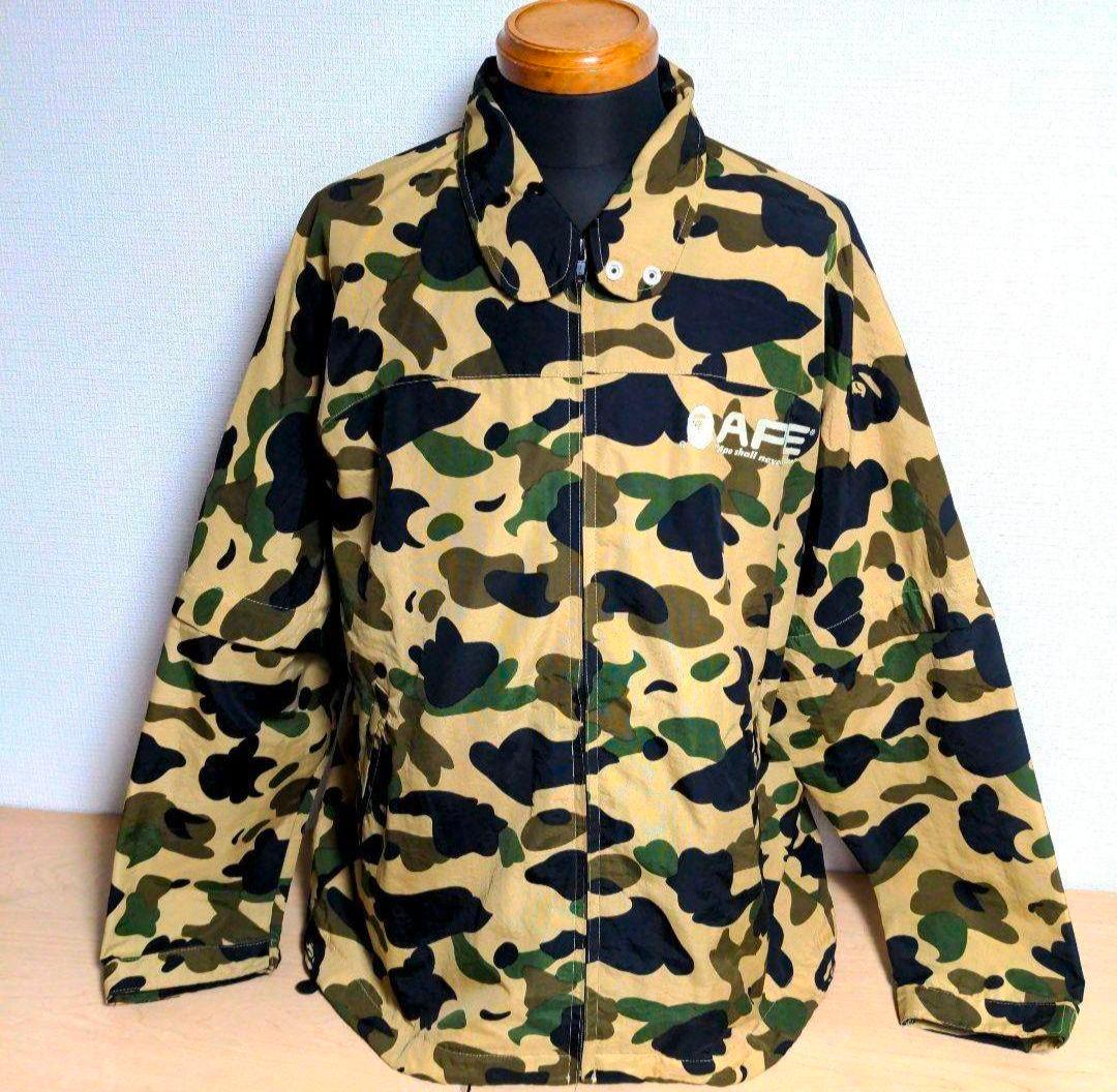 cg5 A BATHING APE ナイロンジャケット 迷彩柄 メンズ4L相当