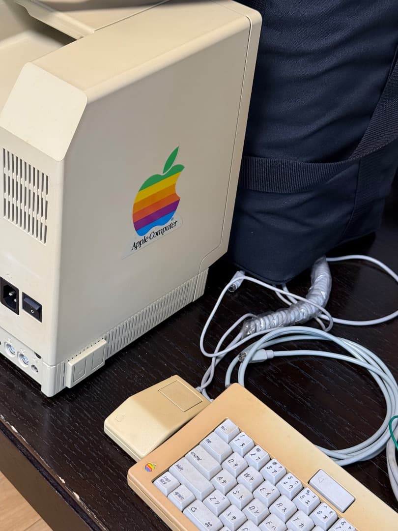 【ジャンク】Apple Macintosh SE/30 キャリングケース付き
