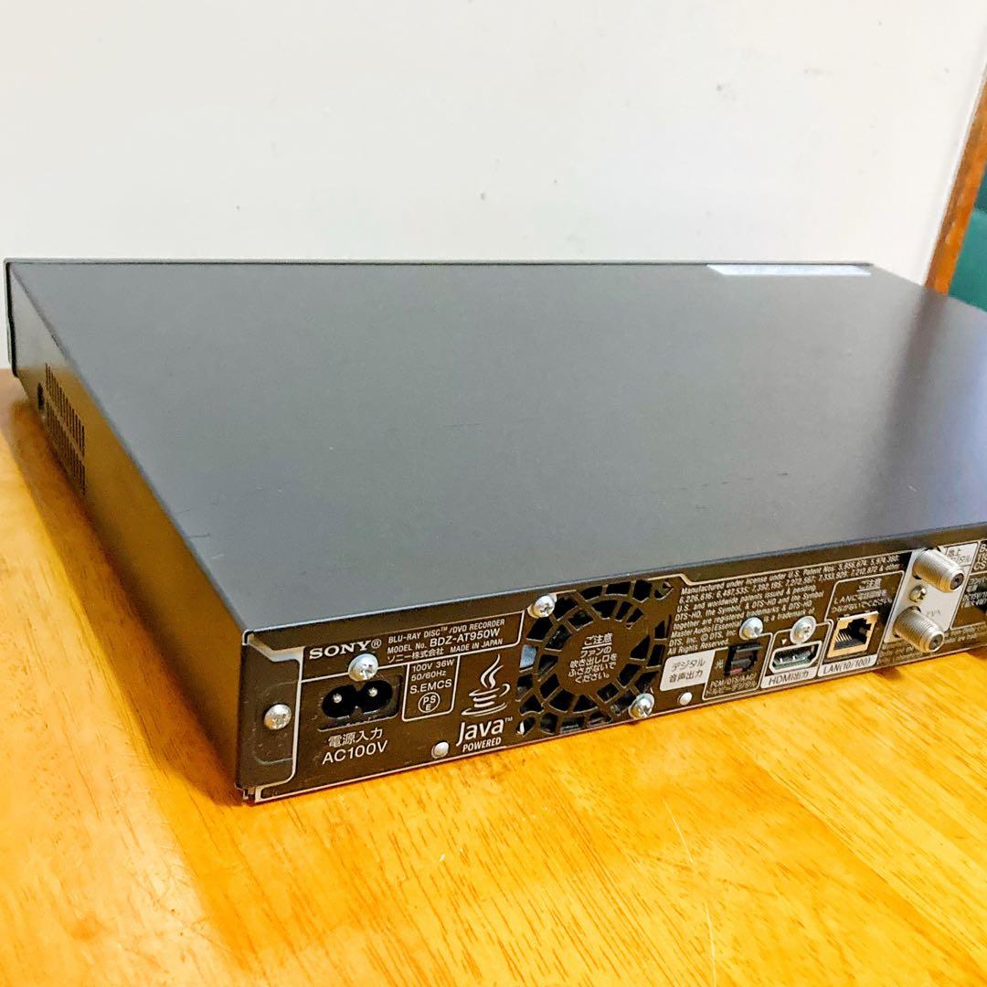 リモコン無し　SONY ソニー　ブルーレイレコーダー HDD 1TB 2チューナ