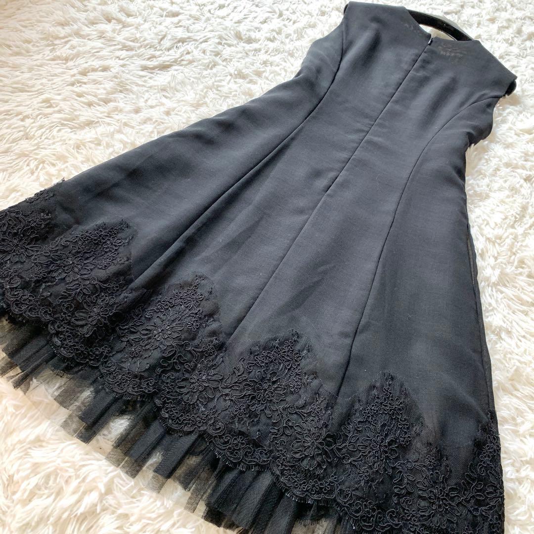 極美品✨高級 定価20万 フォクシー レース チュール ワンピース サマーウール