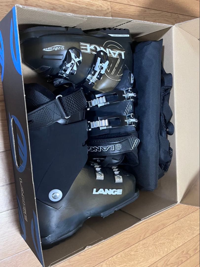 1回使用美品！LANGE ラング スキーブーツ ブラック 24.0-24.5cm