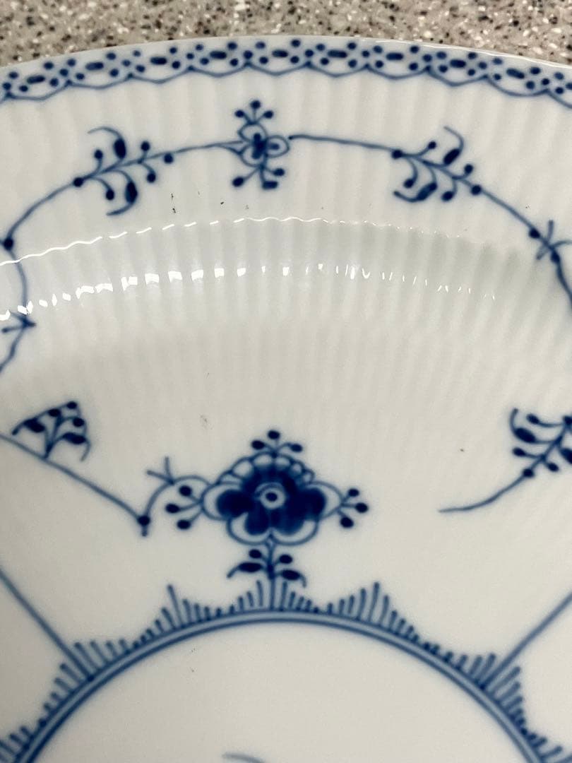 ロイヤルコペンハーゲン: 33cm、ブルーフルテッド、大皿、