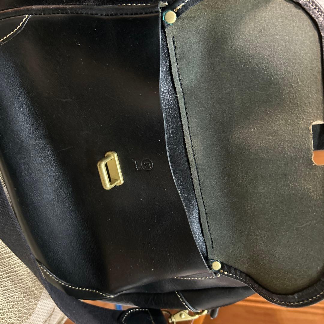 美品　PORCO ROSSO フロントポケットタウンボストンバッグS