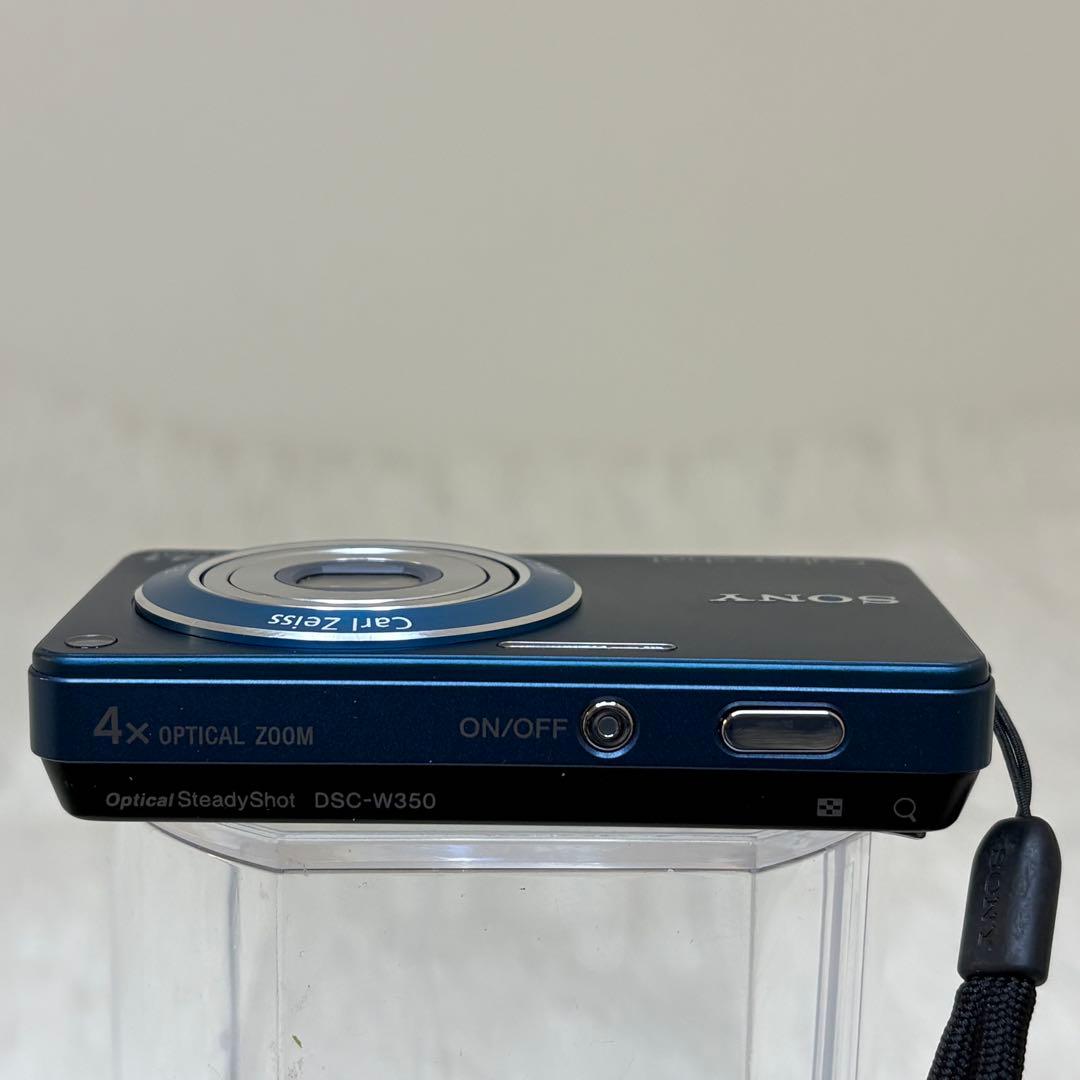 SONY カメラ　DSC-W350 充電器　ブルー　コンデジ　動作品