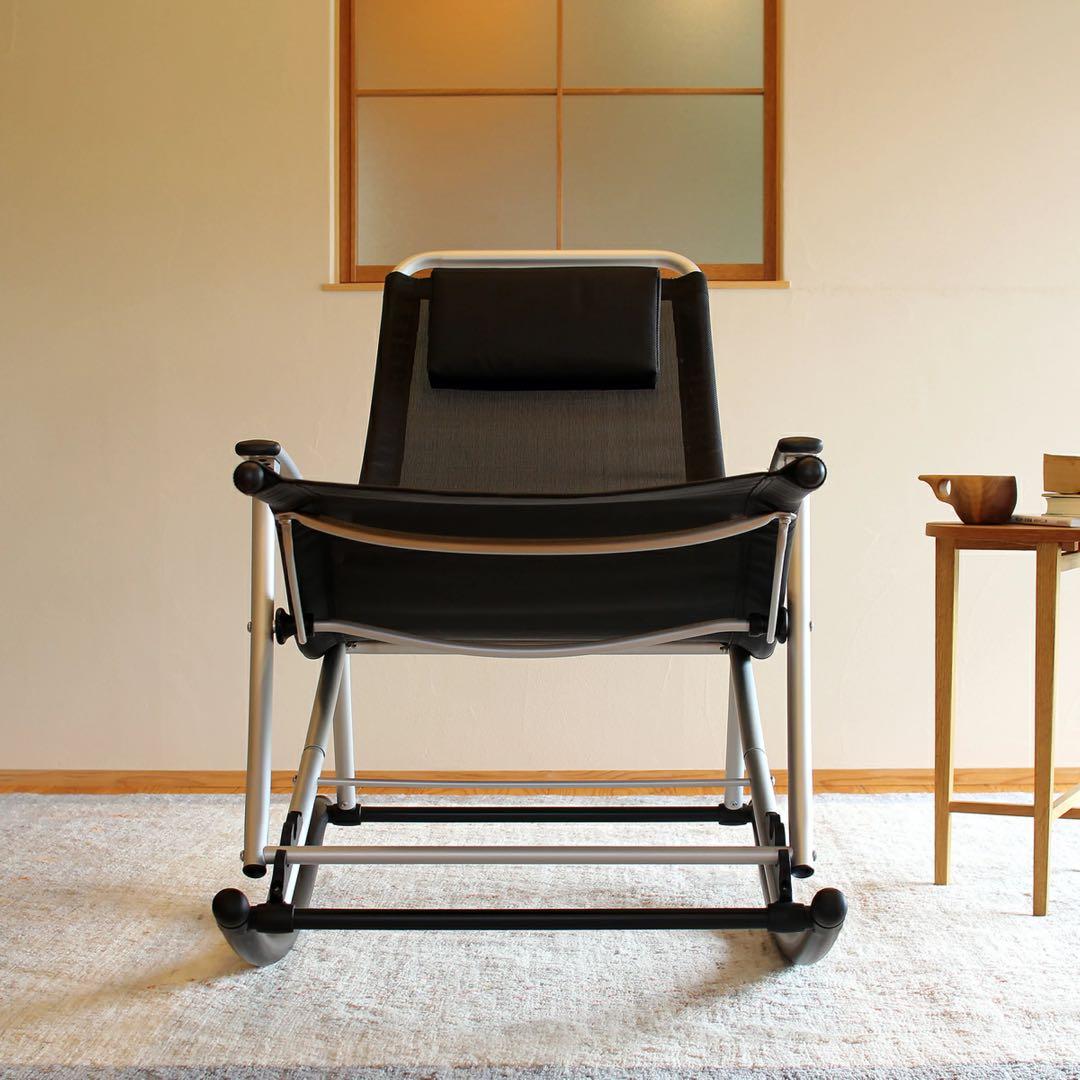 フォールディング メッシュ サウナチェア ロッキングチェア ブロンズ