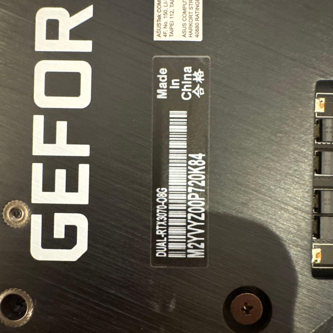 【Yummyさん専用】【動作確認済】ASUS GeForce RTX 3070