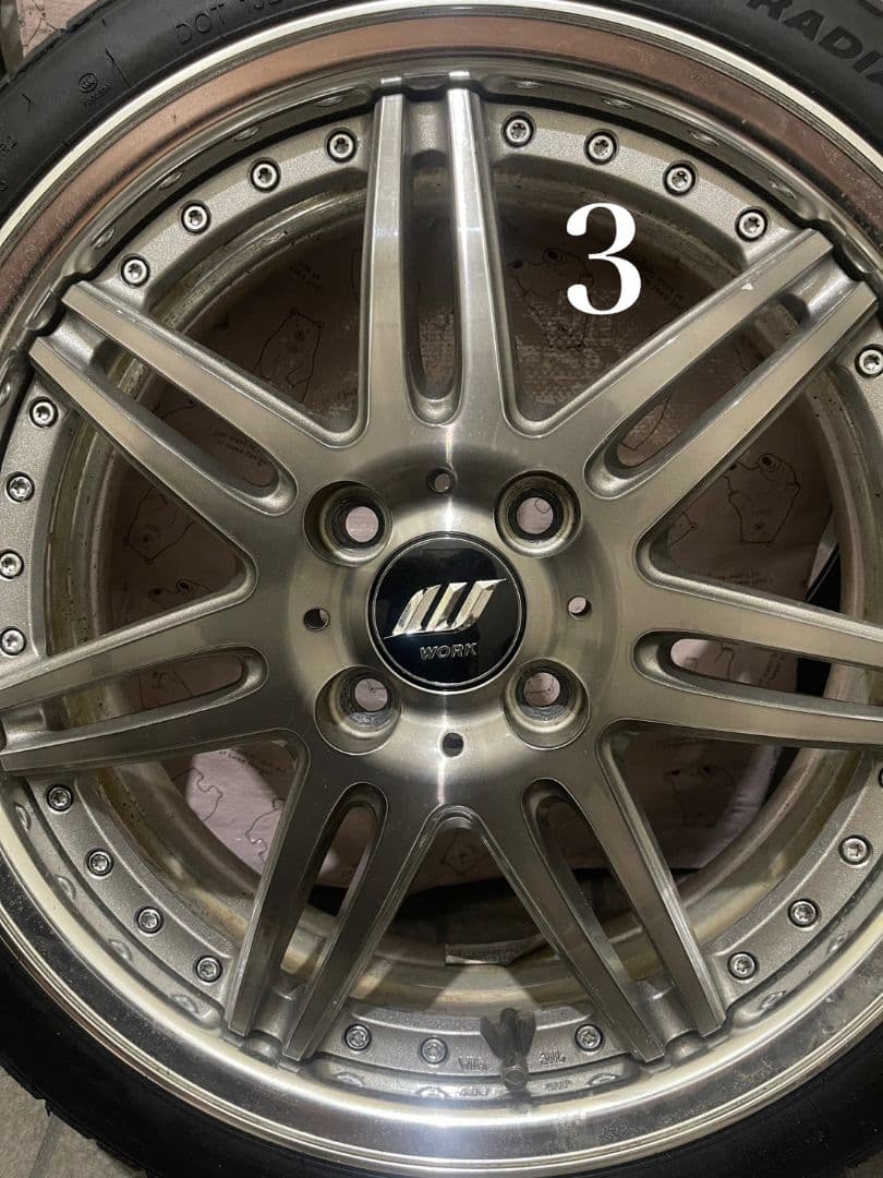WORK 16インチ ホイールセット MINERVAタイヤ