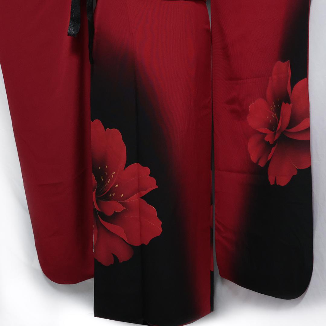 【成人式まだ間に合います】◆ 振袖6点セット166.5cm ◆フルセットbS12