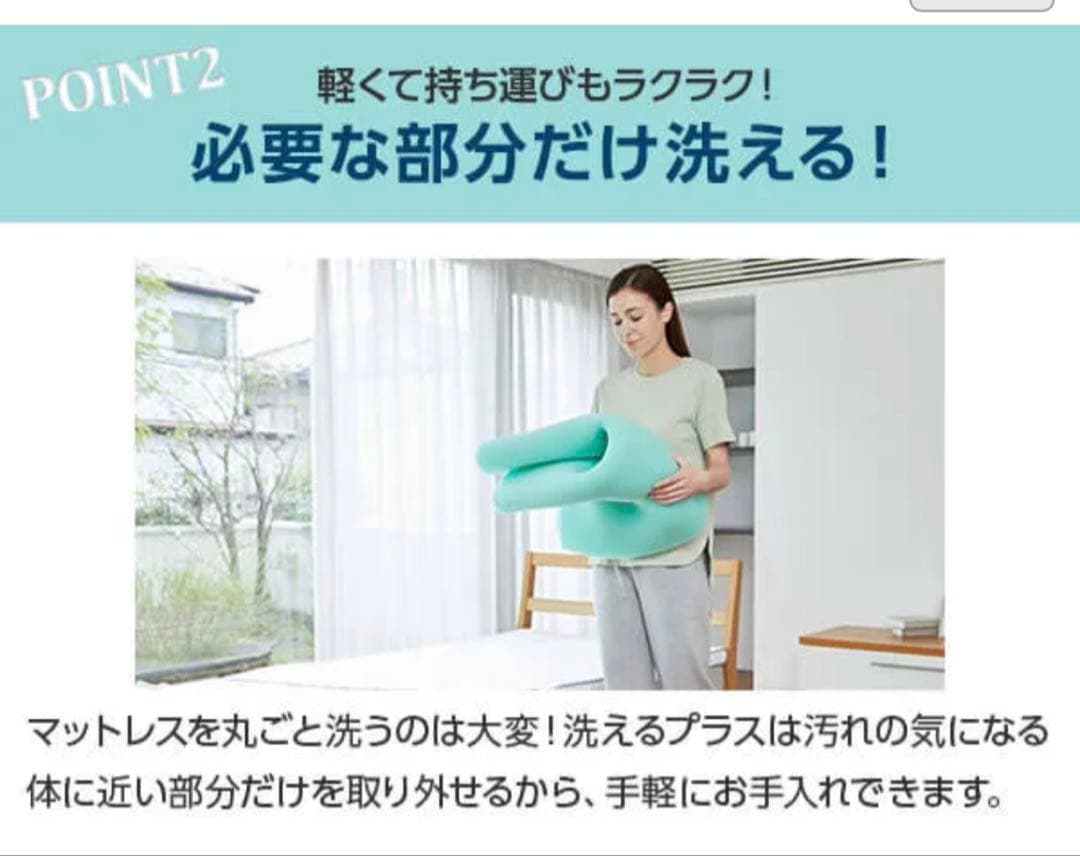 トゥルースリーパー プレミアリッチpr.2 洗えるプラス　クイーン