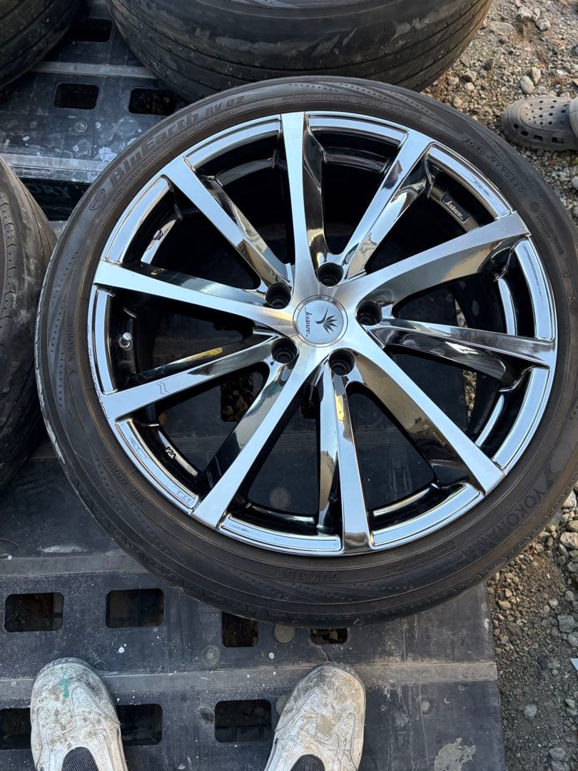 クレンツェ19インチ アルミホイールセット タイヤ付き