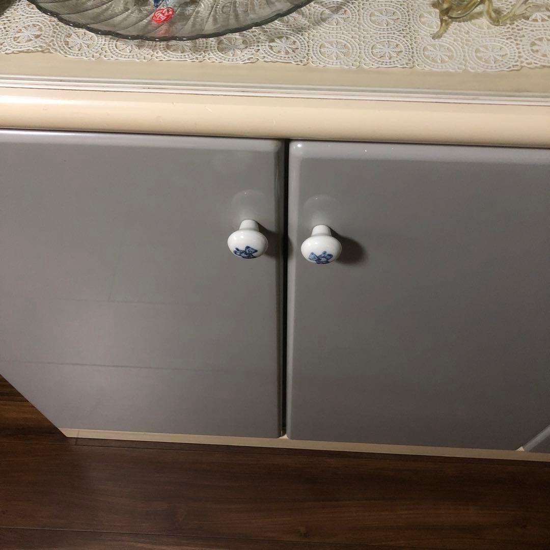 両面ハッチ　　両面食器棚　　スリム食器棚　キッチンカウンター　カウンター