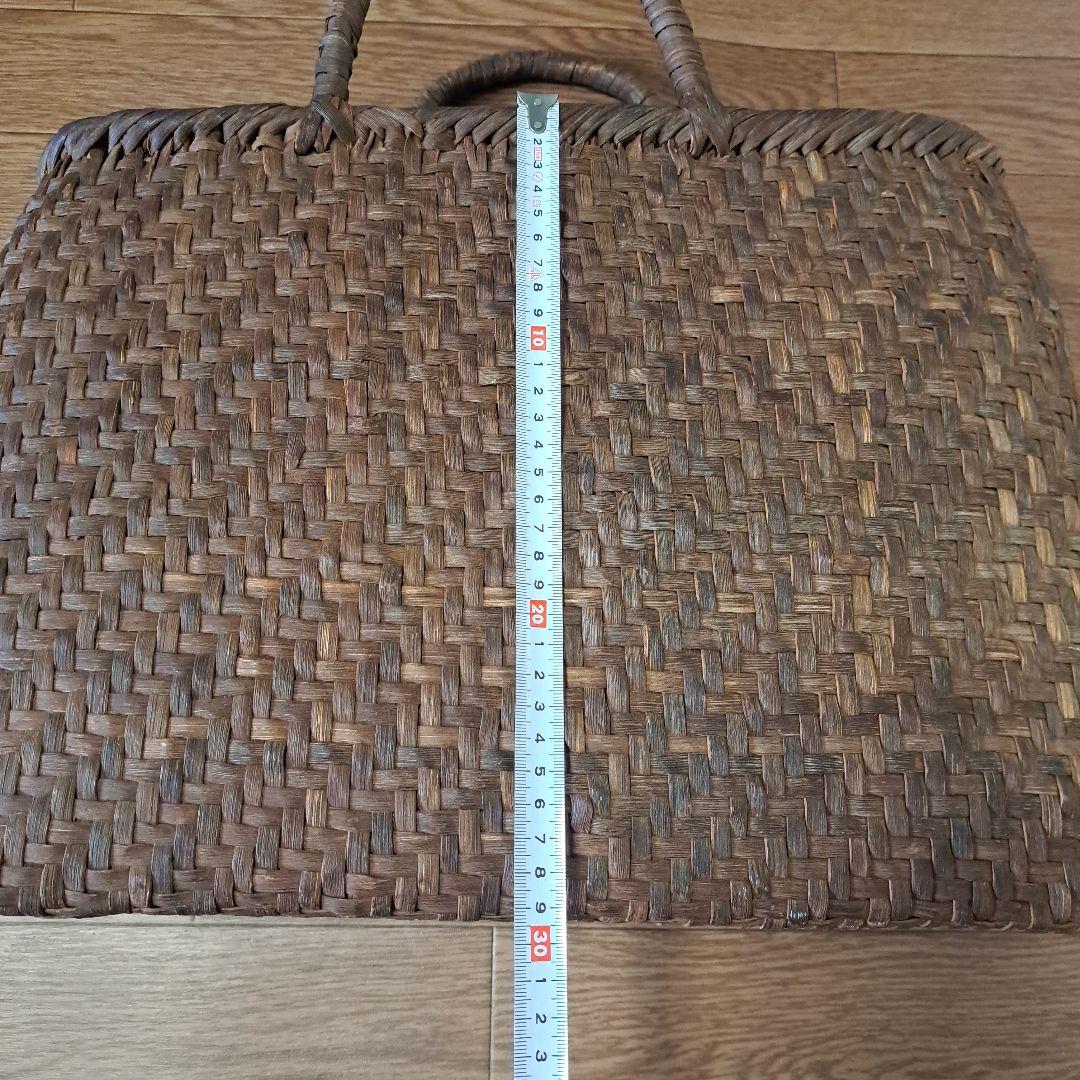 国産　山葡萄　大きなかごバッグ