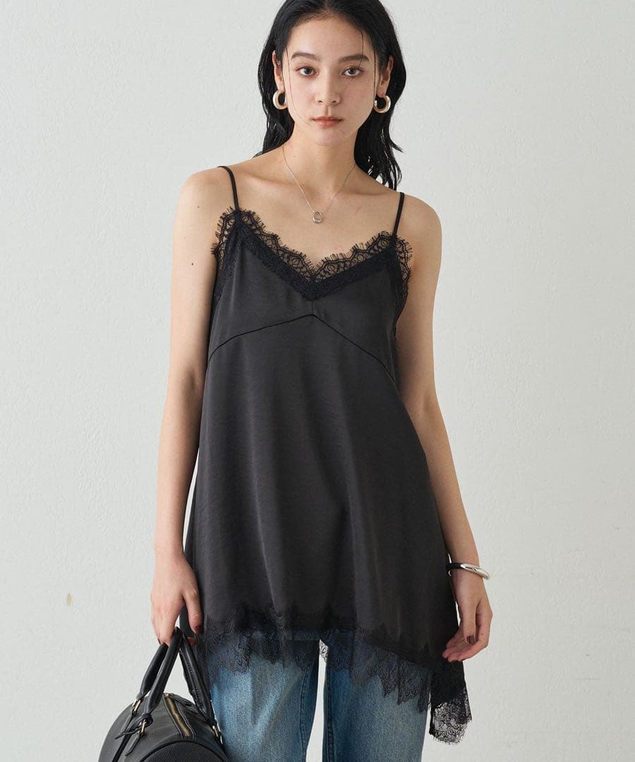 Laungedress レースキャミ