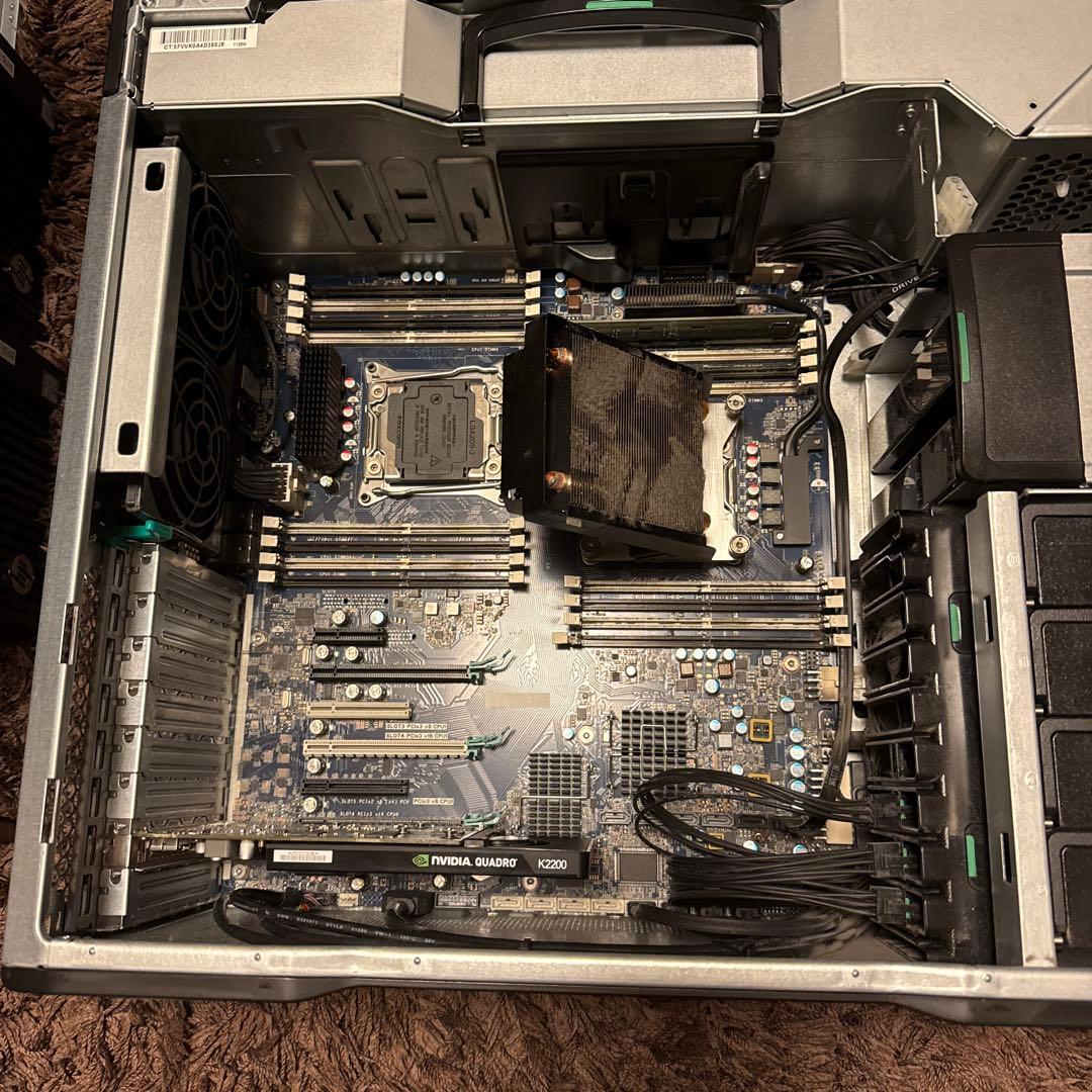 HP Z840 デスクトップPC サーバー　保存領域1.5TB付