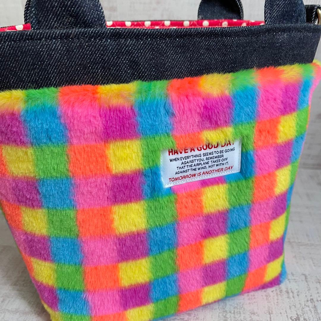 ゆ*ら様 ファー＊トートバッグ＊コヤンイサムチョン