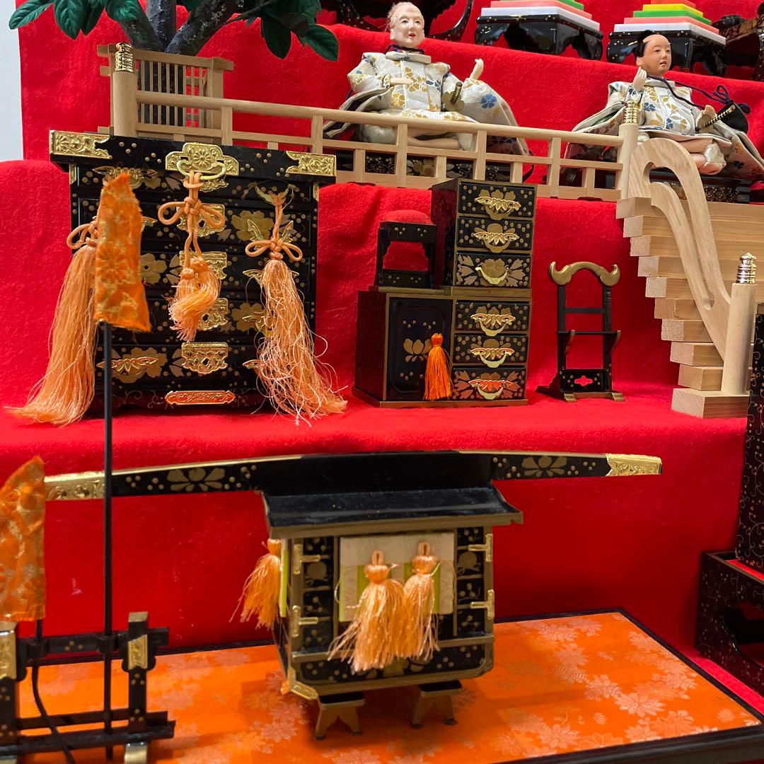 伝統的な雛人形セット　7段