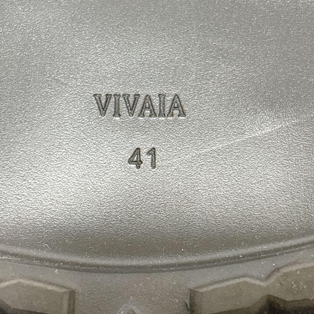 ⭐極美品・希少⭐VIVAIA アーモンドトゥ トラックソール ローファー25.5