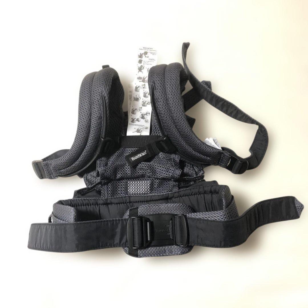 美品BABYBJORN ベビービョルン　ハーモニー　抱っこ紐　アンスラサイト