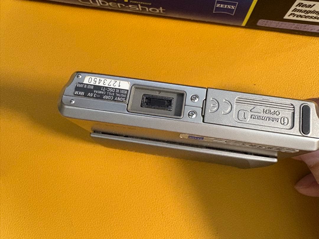 SONY Cyber-shot DSC-T1 デジカメ作例あり美品　元箱充電器