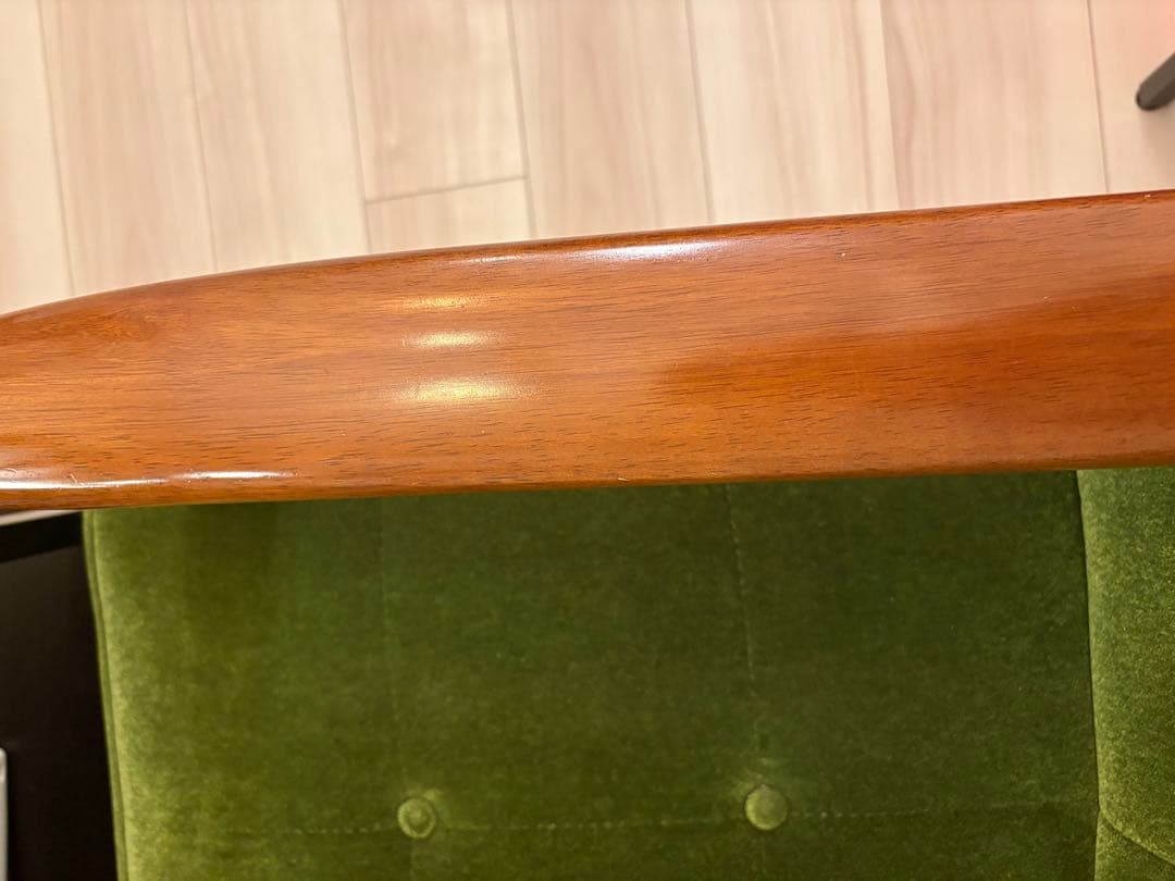 カリモク60 Kチェア 2シーター モケットグリーン