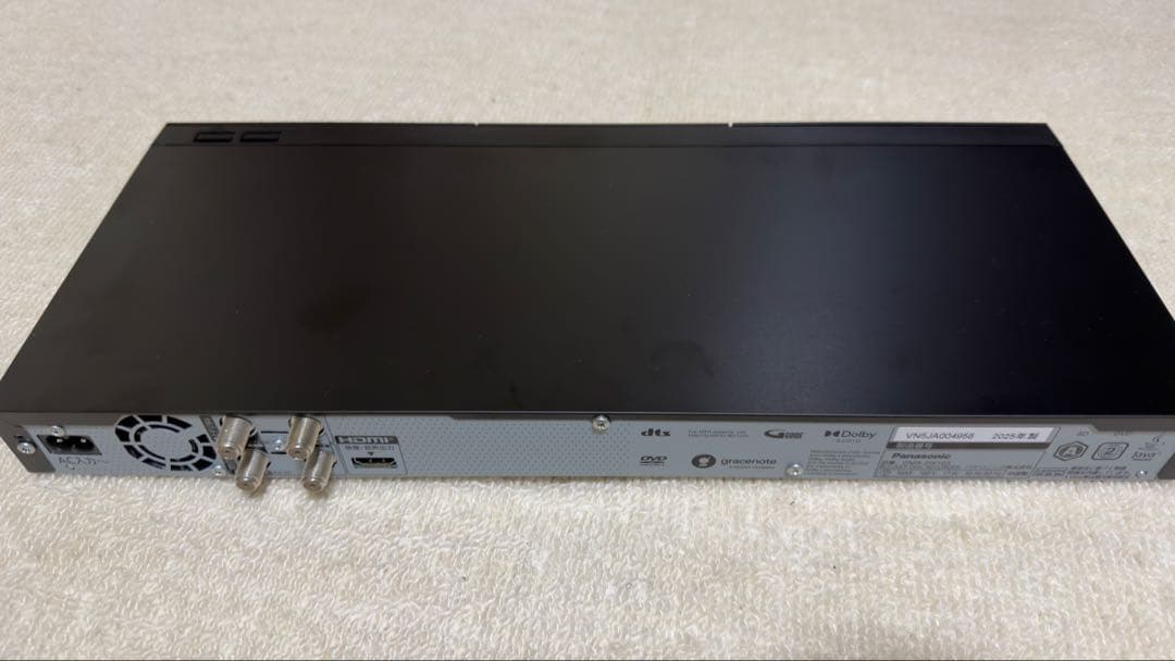 Panasonic DMR-2W103 ブラック 2025年製