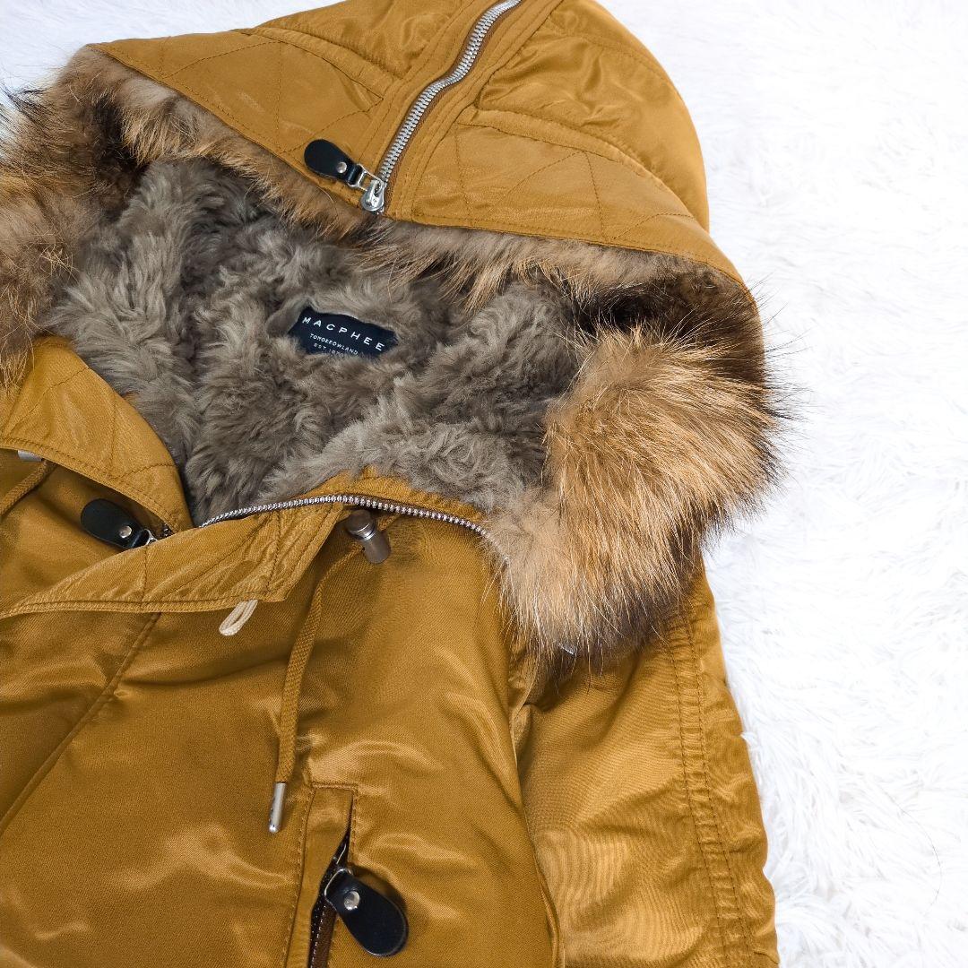 トゥモローランド　マカフィー　　N-2B　裏ボア　モッズコート　ラクーンファー