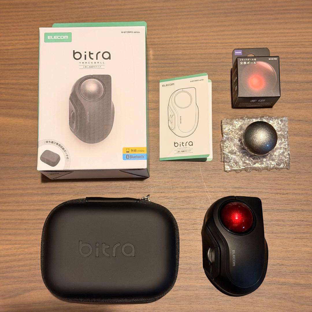 ELECOM 新型 トラックボール bitra 箱付き