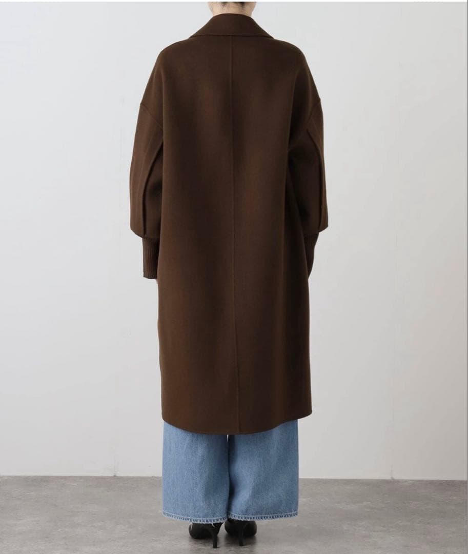 専用【LOU ANDREA/ルーアンドレア】RIB WOOL COAT