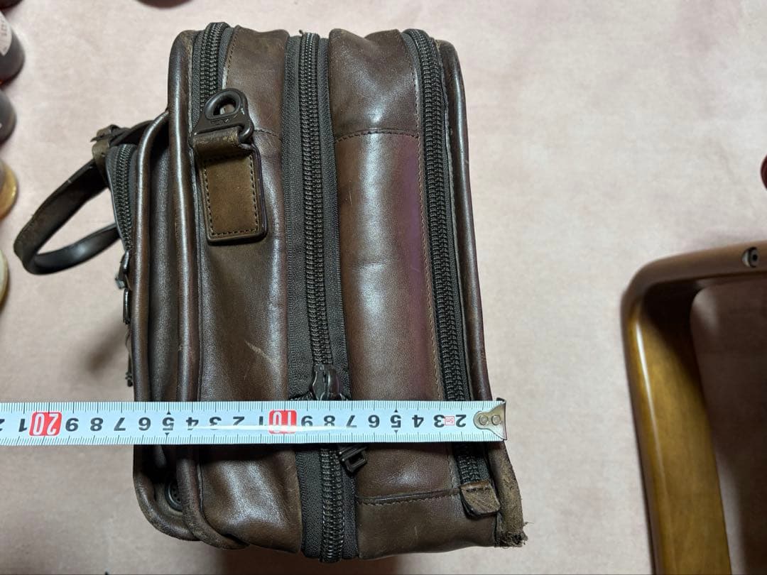 トゥミ TUMI ブリーフケース レザー エクスパンダブル ブラウン