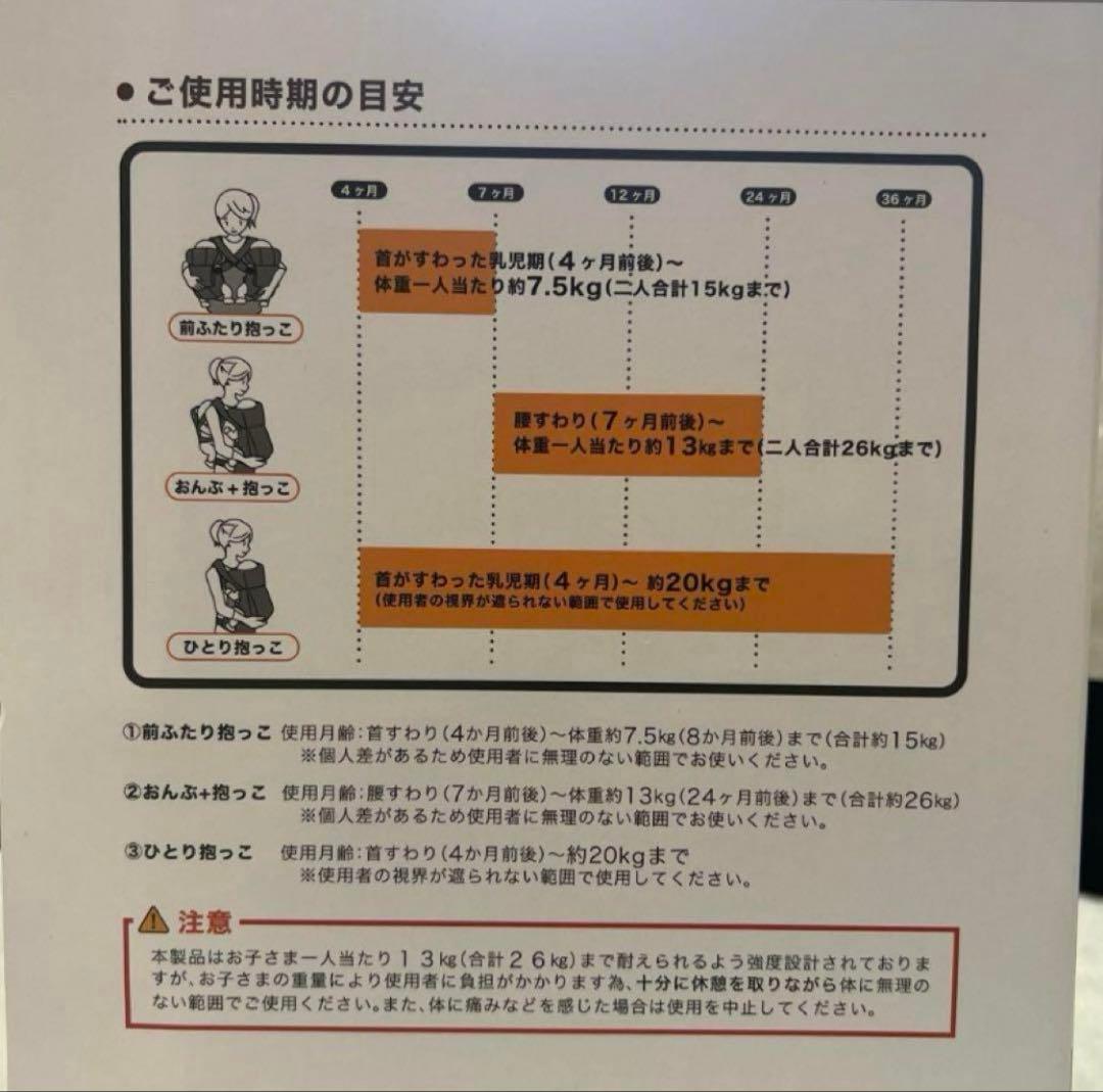 napnap 二人用抱っこひも