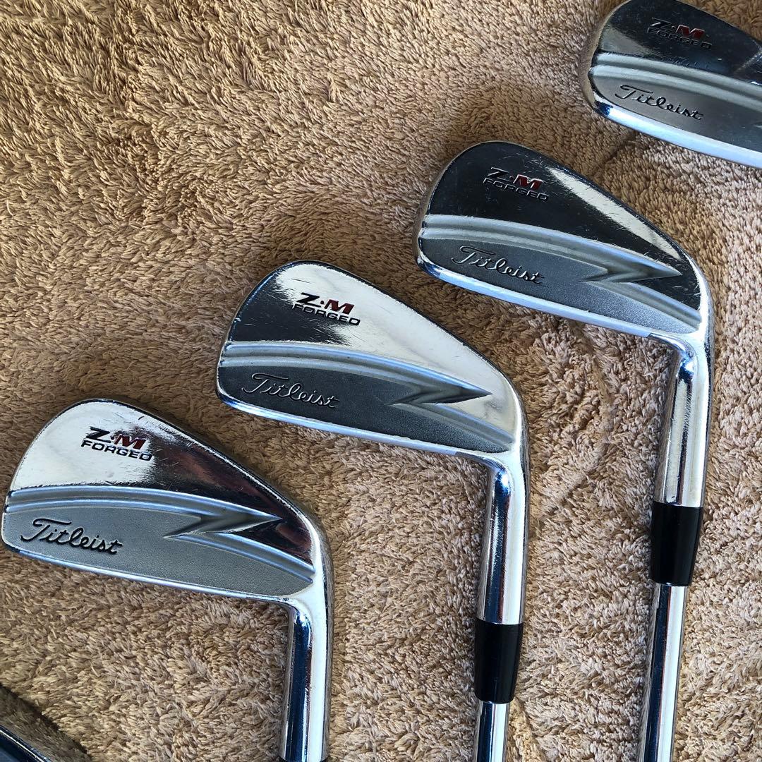 【希少】タイトリストZ・M FORGED アイアン 6本 Z・B 4番の計７本