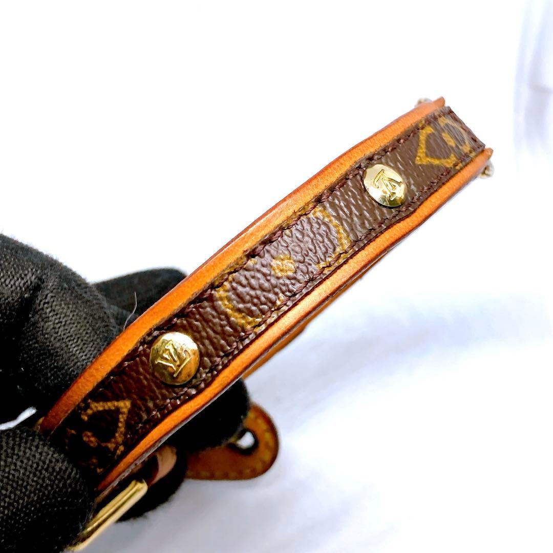 891 ルイヴィトン モノグラム　首輪　犬　猫　ペット用　コリエバクスター