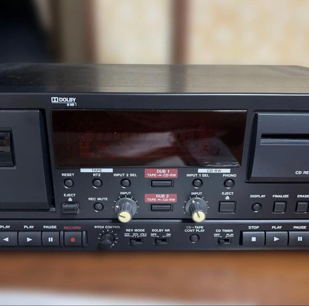 【美品】TASCAM CC-222SLMKII CDレコーダー・カセットデッキ
