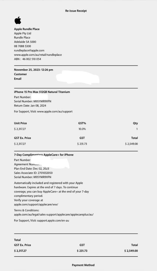 海外版 iPhone 15 Pro Max 512GB ナチュラルチタニウム