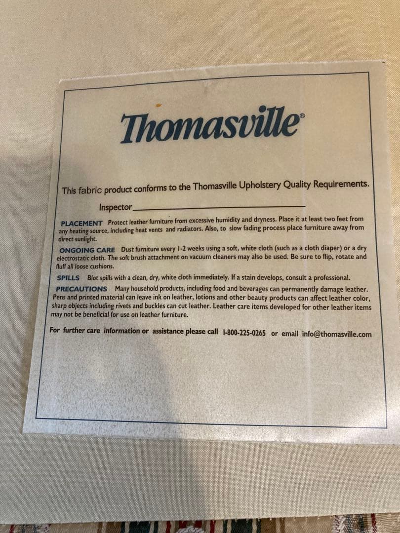 IDC大塚家具　米国高級家具 Thomasvilleトーマスビル　3人掛けソファ