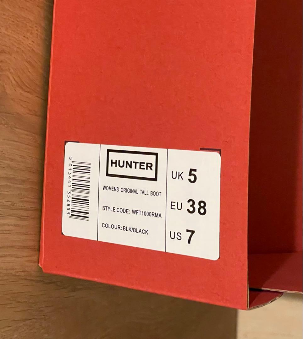 新品　HUNTER WOMENS ORIGINAL TALL BOOT 24cm