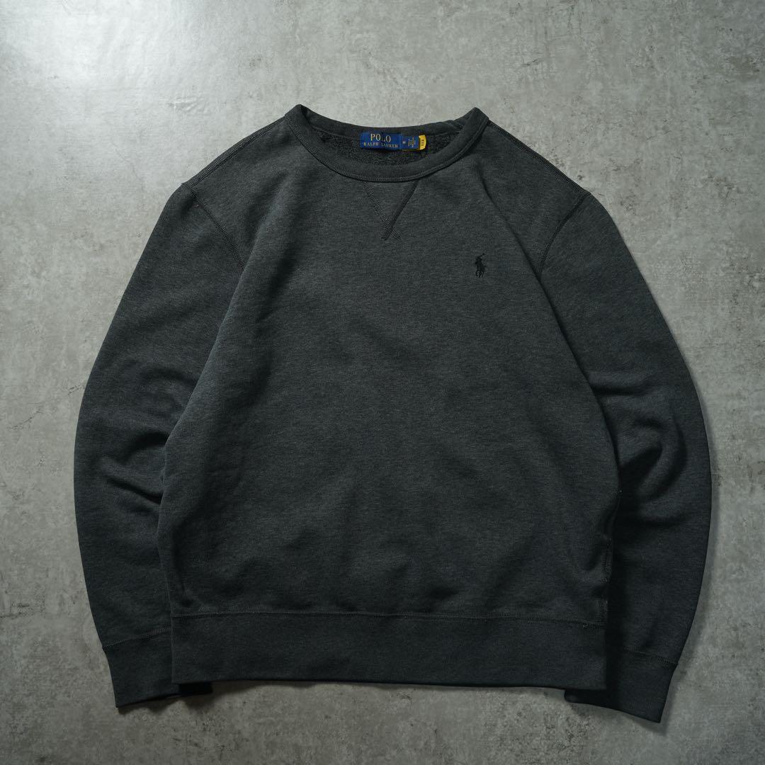 現行/極美品 POLO RALPH LAUREN スウェット ポニーロゴ 両V