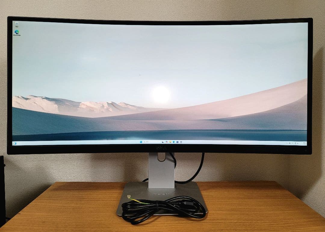 値下げ　美品 DELL デル 湾曲型 液晶モニター U3415WB 34型