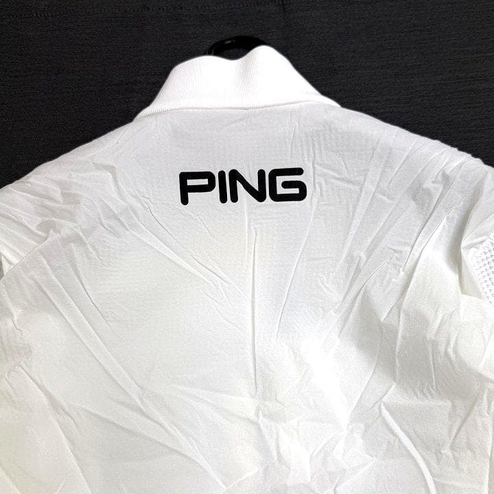 新品 PING ピン ゴルフ 高機能 ドッキング ブルゾン ジャケット 白 LL