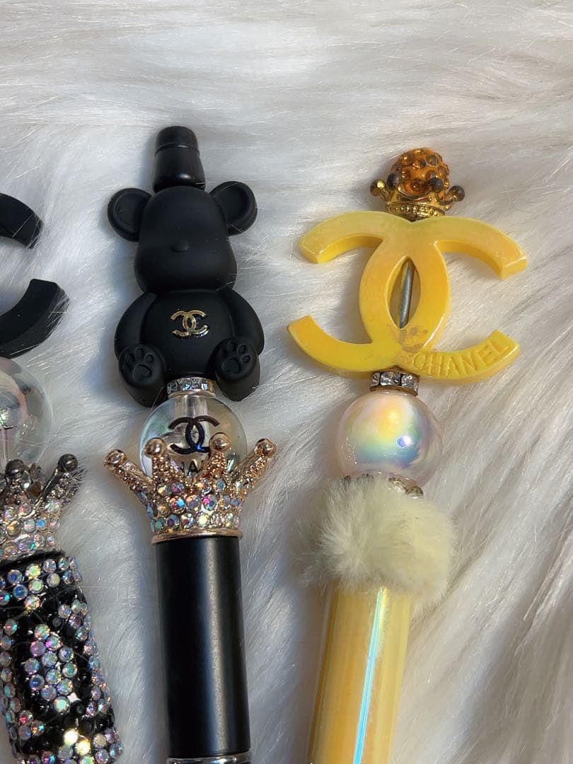 ✧︎*。CHANEL ボールペン 3本セット ブラック ゴールドイエロー