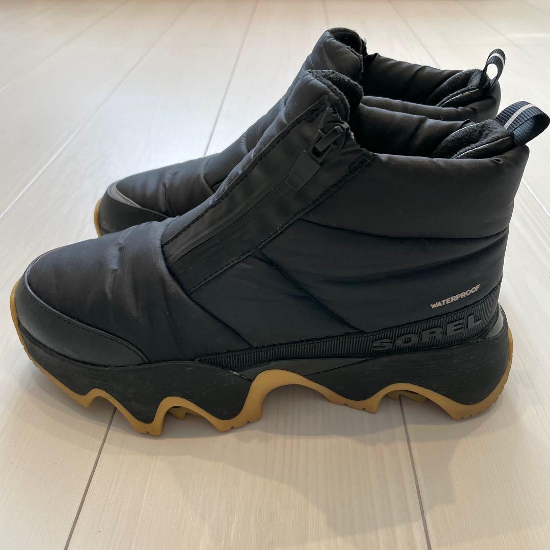 SOREL【美品】キネティックインパクト パフィー ジップ ブーツ 24