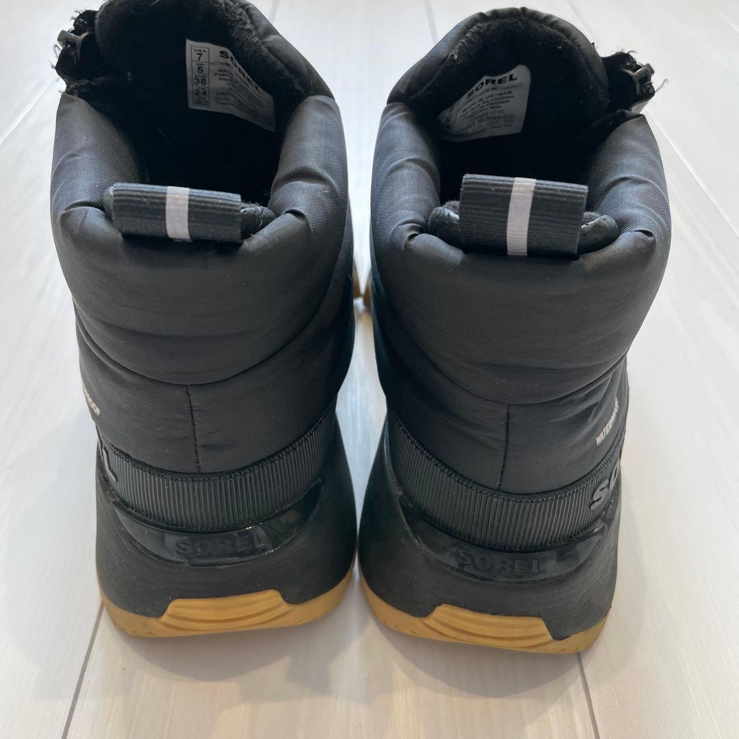 SOREL【美品】キネティックインパクト パフィー ジップ ブーツ 24