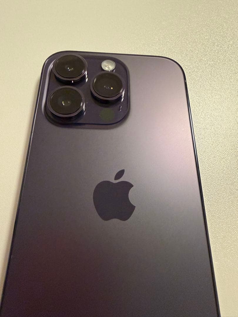 【中古・美品】iPhone 14 Pro ディープパープル 256GB 本体